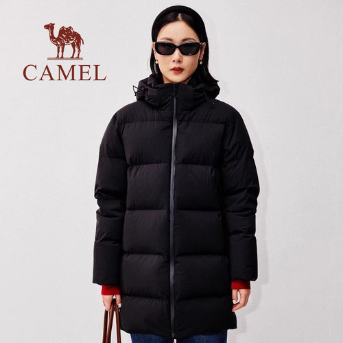 骆驼camel保暖女装羽绒服