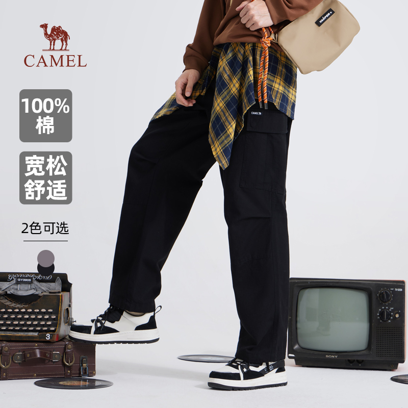 骆驼长裤男款工装长裤