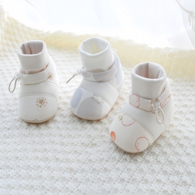 婴儿鞋袜子春秋季小月龄男女宝宝步前鞋3-12个月软底防滑学步不掉