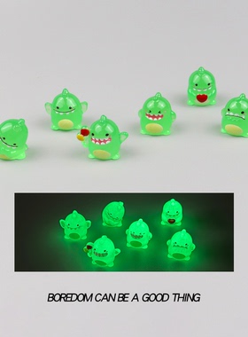 3d搞怪恐龙汽车中控台装饰摆件治愈系可爱电脑工位电动车diy饰品