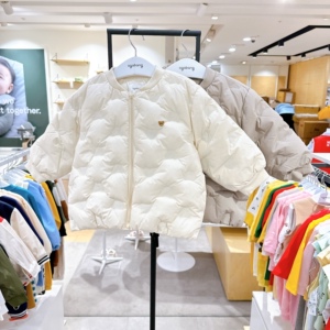 80%鸭绒Agabang阿卡邦儿童防寒羽绒服24冬季韩国代购保暖防风外套