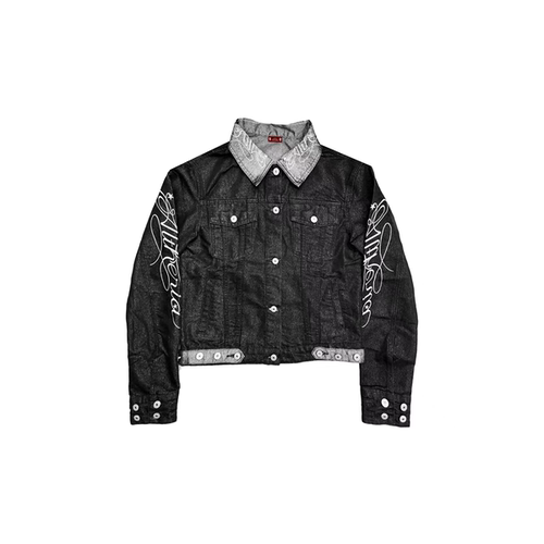 DETW25AW*刷银刺绣牛仔外套