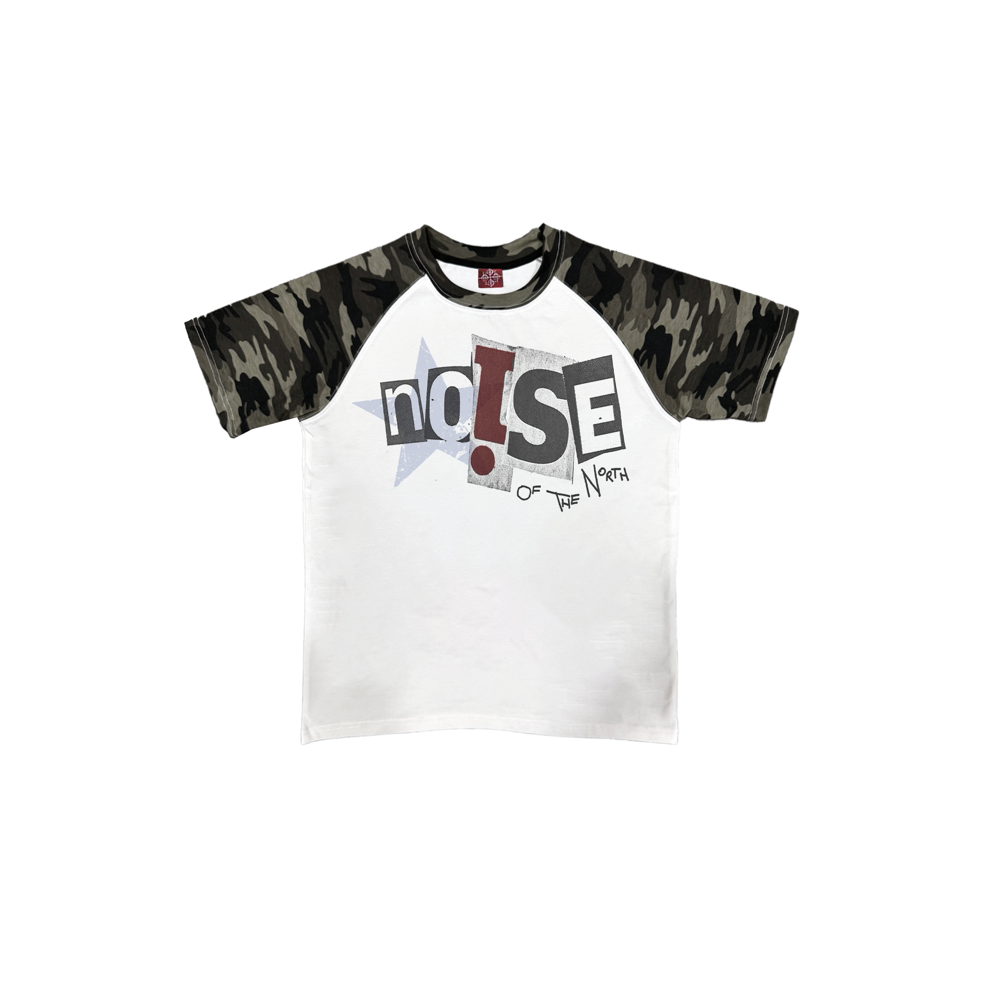 DETW25ss《叛》迷彩插肩短袖T