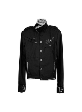 DETW 25AW*宫廷单排扣毛领座山雕金属装饰高级设计感加厚外套棉衣