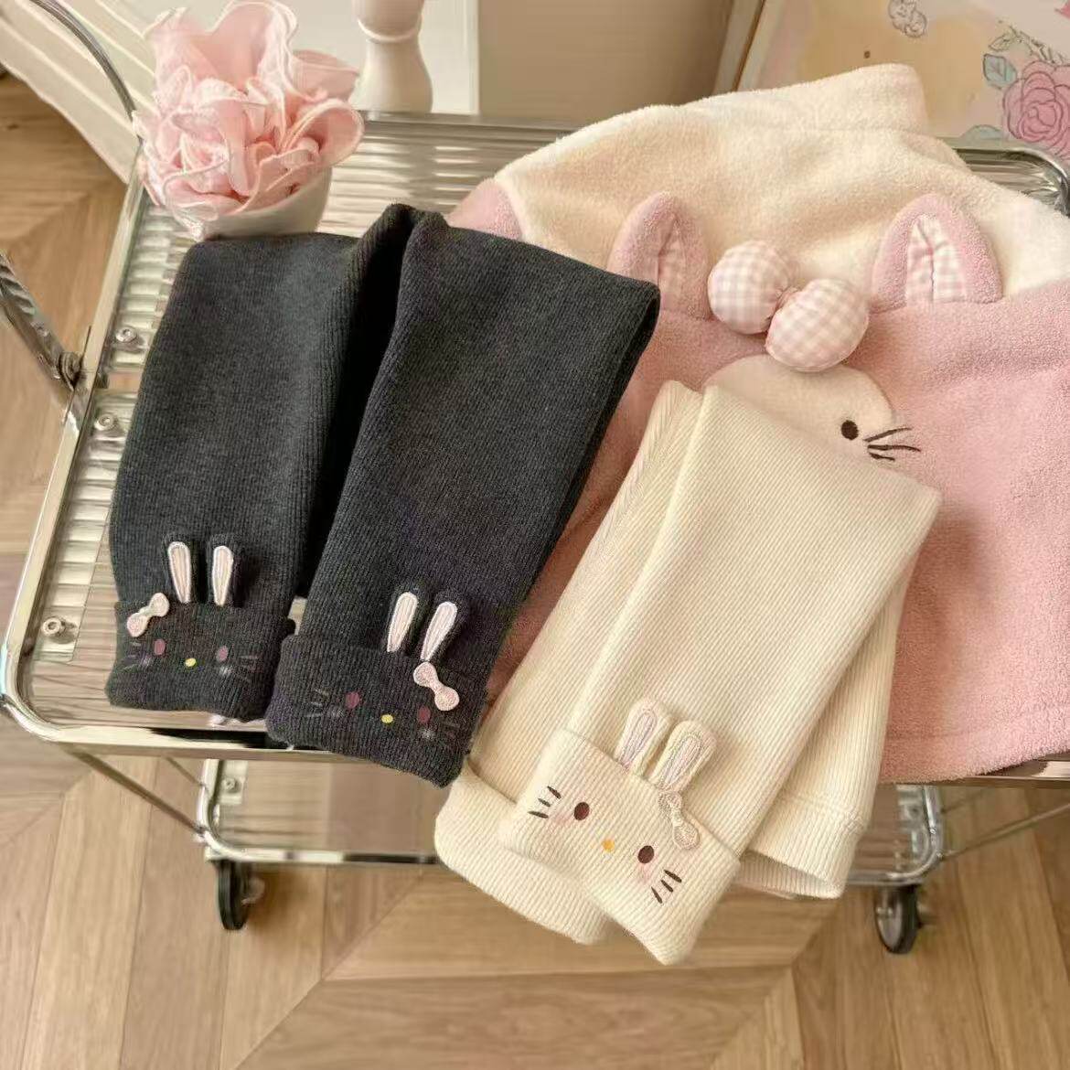 女童加绒打底裤2025秋冬外穿女宝可爱兔子百搭保暖外穿一体绒裤子,童装/婴儿装/亲子装,裤子,淘宝优惠券,粉丝福利购,淘宝优惠卷