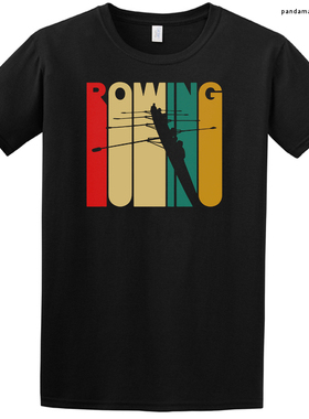 BOATING BOAT ROWER ROWING皮划艇划船赛艇男装男孩儿童T恤短袖T