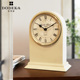 桌面摆件家用客厅钟表创意个性 多帝家欧式 座钟轻奢北欧时尚 床头钟