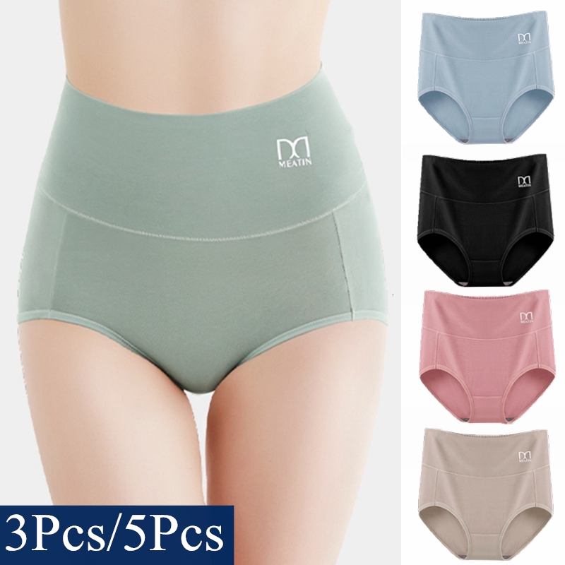 [3Pcs/5Pcs]/Lot Cotton Women Sexy Panties Ladies Seamless