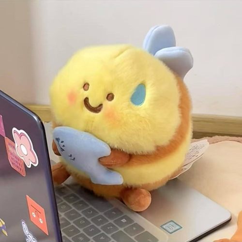 菜Bee蜜蜂玩偶鲨Bee创意毛绒玩具可爱丑萌娃娃公仔学生情侣送礼物