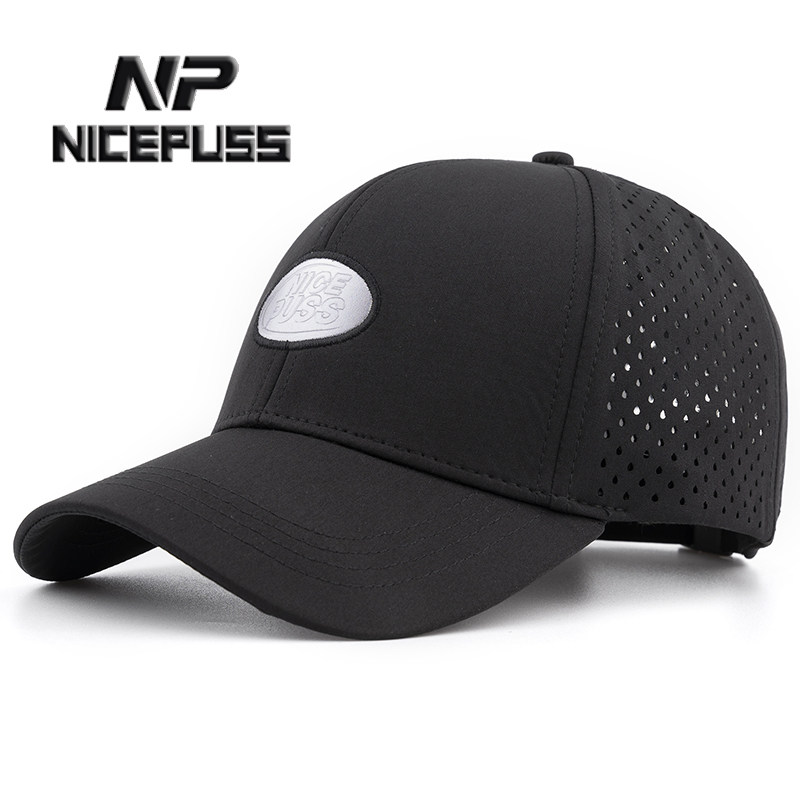 夏天男士帽子女款夏季薄款透气硬顶棒球帽网帽防晒遮阳帽男太阳帽