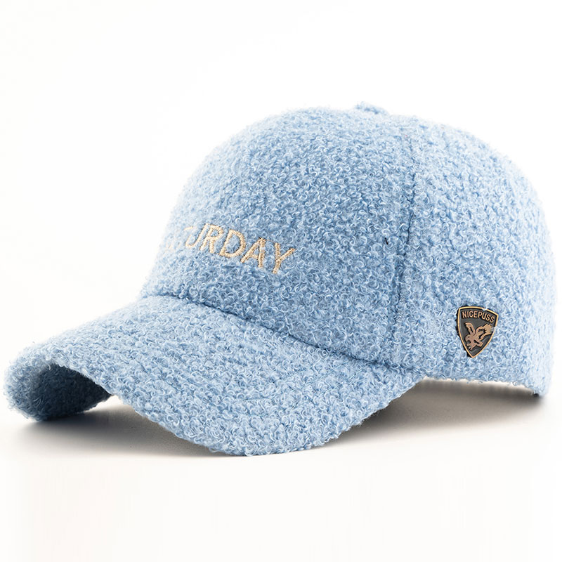 NP帽子女秋冬羊羔毛棒球帽男加厚保暖毛绒鸭舌帽【品牌特价清仓】
