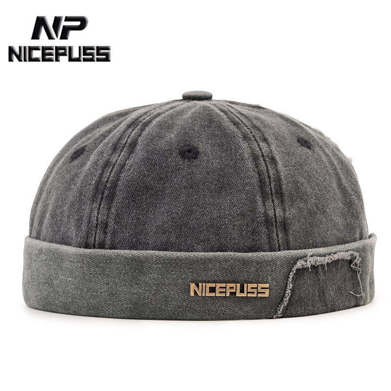 高端个性无檐帽NP地主帽