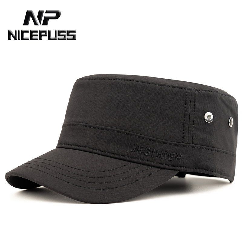 2026新款帽子男款春夏透气鸭舌帽男士平顶帽防晒遮阳高端品牌男帽