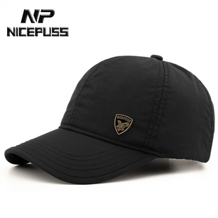 秋冬高端速干帽子男款冬季加绒加厚鸭舌帽光头大头围棒球帽保暖帽