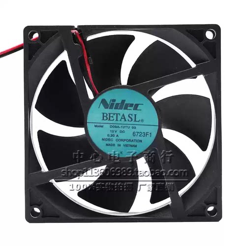 Nidec 9025 9CM 12V 0.2A D09A-12TU 03富士变频器工控机散热风扇