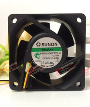原装SUNON 建准 PMD2406PTV1-A U.F.GN DC24V 4.3W 6025散热风扇