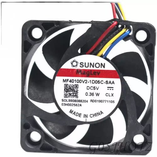 SUNON MF40100V2-1D05C-SAA 4010 散热风扇 4CM 5V PWM温控 静音