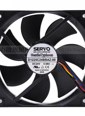 12025放映机散热风扇D1225C24BBYP-46/AZ-00 24V0.58A SERVO风扇