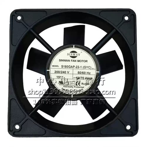 S180FAP-22-1 S180FAP-22-2 S180FAP-22-1W 原装Sinwan 220V 风扇
