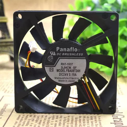 原装Panaflo松下 8015 24V FBK/FBA08T24H检测报警变频器散热风扇