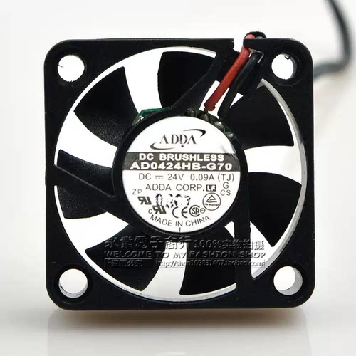 原装正品ADDA AD0424HB-G76/G70 4010 24V 0.09A 超静音散热风扇