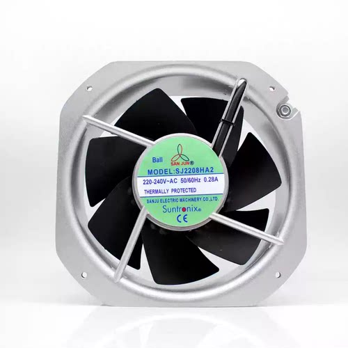 SJ2208HA2全新原装台湾三巨AC220V 22580耐高温轴流散热风扇风机