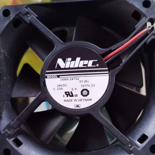 原装正品NIDEC D08A-24TS2 01 24V 0.23A 80X25MM 变频器散热风扇