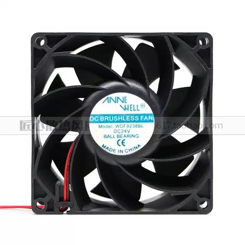 原装 WDF9238BL全新DC24V 9cm 9038变频器92X92X38MM散热风扇风机