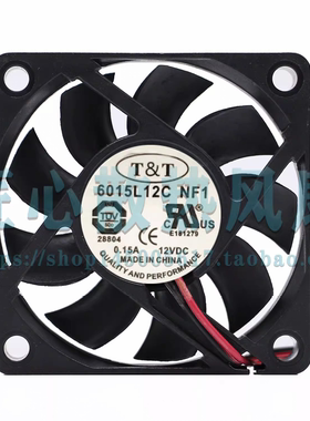 正品原装 TT 6015L12C NF1 12V 0.1 6CM 6015 3线静音散热风扇