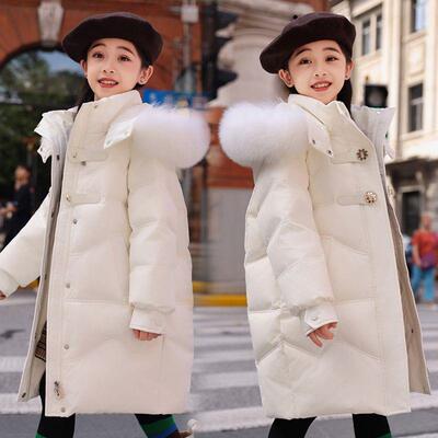 女童中长款中大童加厚亲