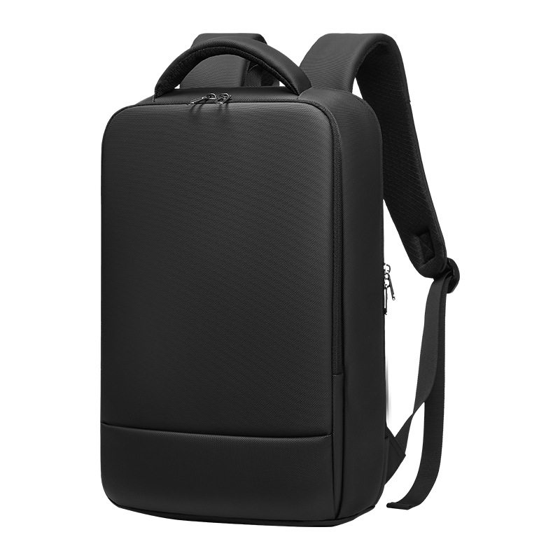 轻薄款笔记本电脑背包商务通勤双肩包男士轻便多功能防水背包定制