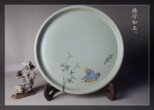 美院全手工手绘陶泥禅意人物壶承平价不议!5