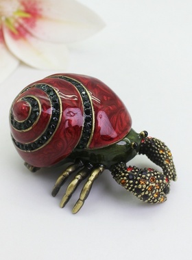 寄居蟹摆件海洋风装饰