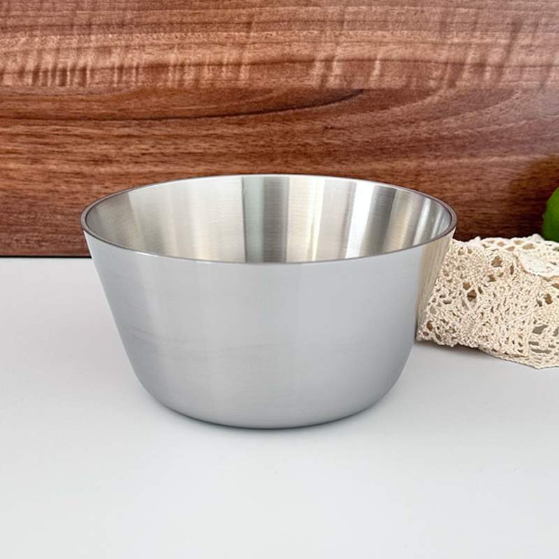 18/10不锈钢泡面碗 厚重调料碗  三层钢一体成型可电磁炉 沙拉碗
