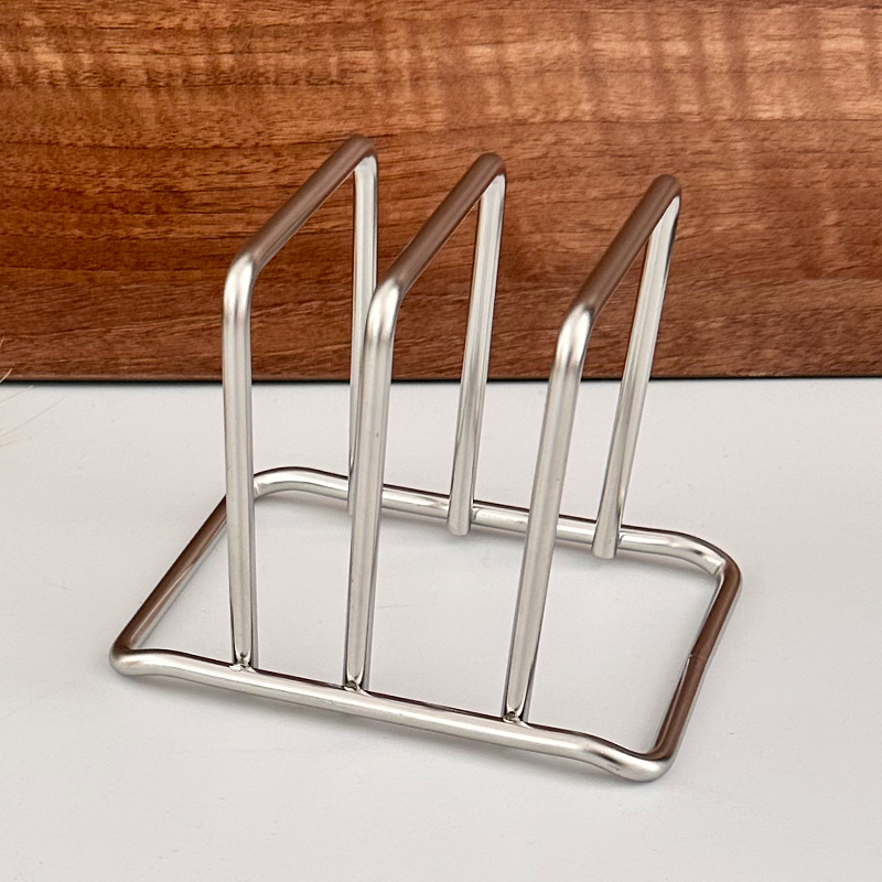 304不锈钢锅盖架  菜板架 厨房多功能置物架 案板架   加粗双格架