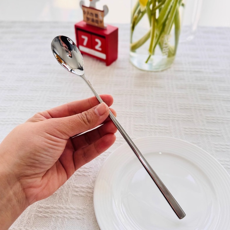 304不锈钢蜂蜜勺叉子18-10标识