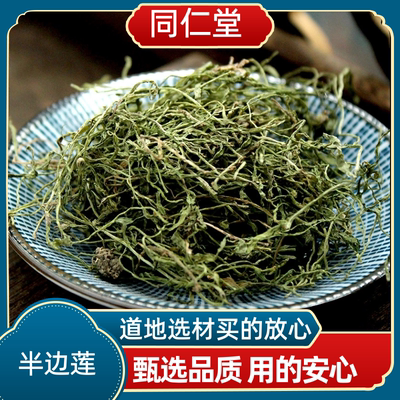 同仁堂中药材野生半边莲 半边连 急解索 半边菊 新货上市多规格