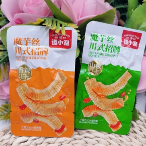 谭小泡新品魔芋丝川式招牌山椒味香辣味魔芋宿舍解饿解馋休闲