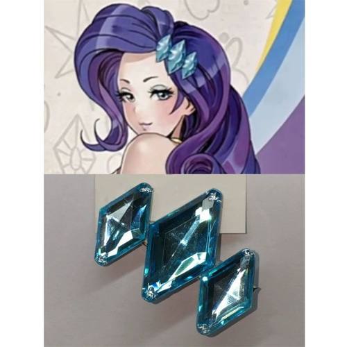 小马宝莉珍奇cos发夹寿屋小马宝莉 彩虹小马瑞瑞个性金属项圈发饰