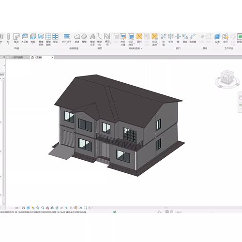 1+X初级实操考试BIM参考2022年第3三期带图纸模型成品