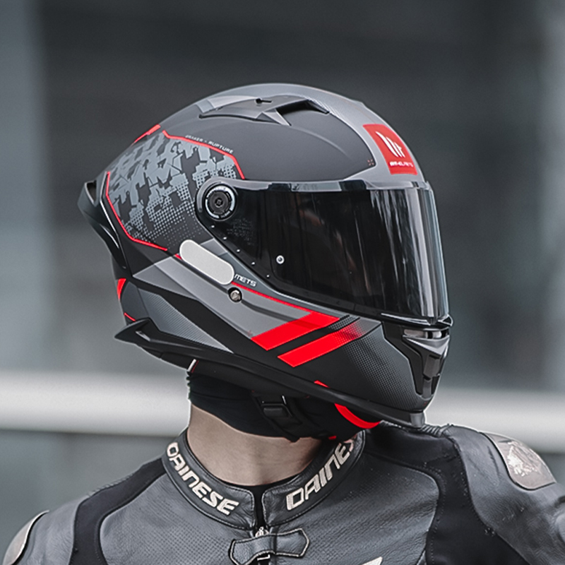 MT头盔雷神3PRO双镜片全盔