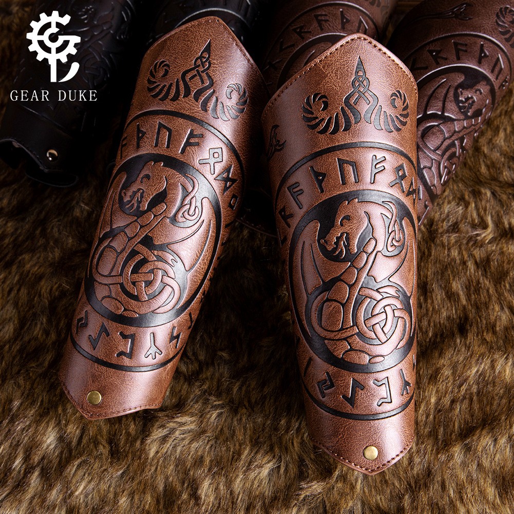 COSPLAY亚马逊道具欧洲文艺复兴热卖维京中世纪压纹TEMU护腕