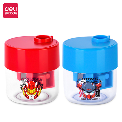 得力手动卷笔刀幼儿园小型削笔刀