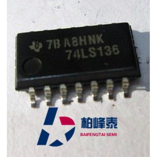 SN74LS136NSR 丝印：74LS136 SOP-14中体 TI正品 IC配套