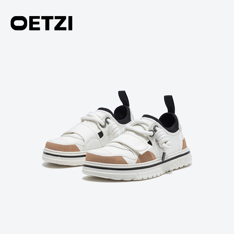 oetzi丑萌鞋女厚底休闲鞋百搭低帮大头潮鞋男女同款