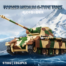 2025新款豹式坦克积木二战KV2虎式T34谢尔曼黑豹玩具儿童适用乐高