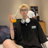 2024夏季车标短袖圆领男T恤B213-8048-P28控39，男装T恤，星座617A-4
