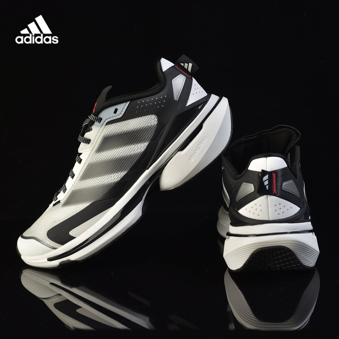 Adidas阿迪达斯官方正品男女鞋透气缓震透气防滑休闲跑步鞋JQ4285