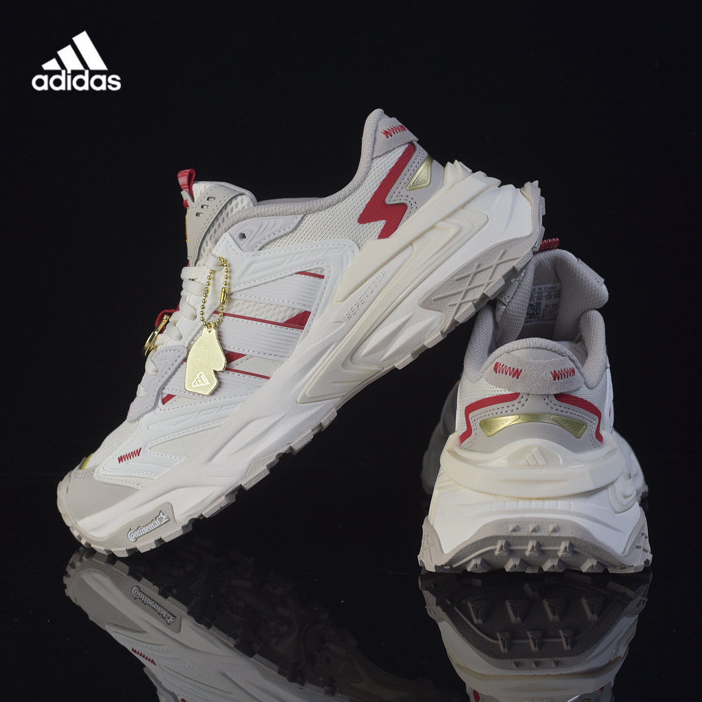 Adidas阿迪达斯2026新款机能风老爹鞋男女机甲风减震运动鞋KI1855