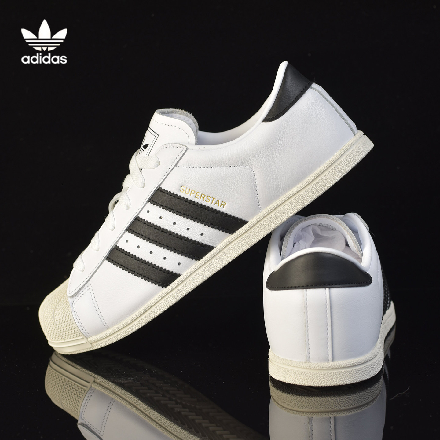adidas正品贝壳头小白板鞋百搭